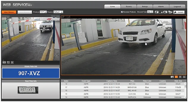 Встроенная ANPR-видеокамера